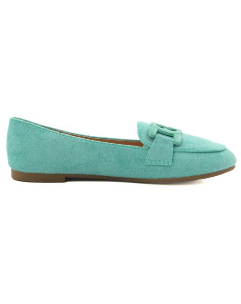Mocassins Goma turquoises