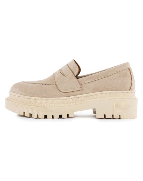Mocassins Alto beiges