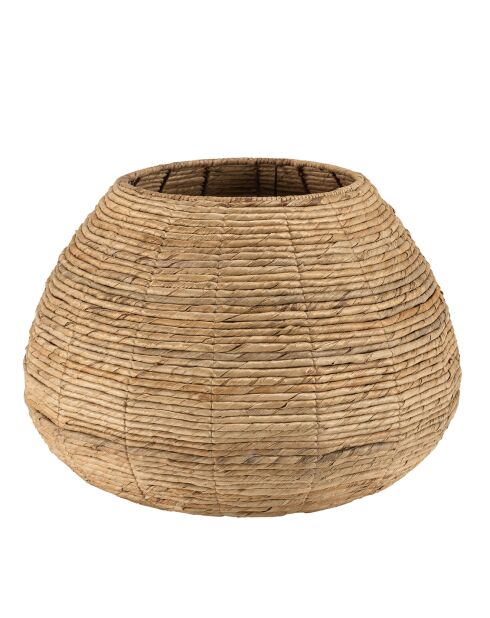 Cache pot petit modèle en tissage d'abaca naturel Sixtine naturel - 60x60x41 cm