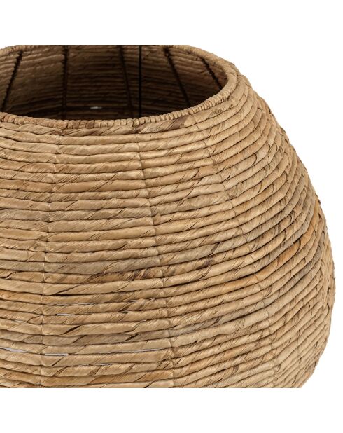 Cache pot petit modèle en tissage d'abaca naturel Sixtine naturel - 60x60x41 cm