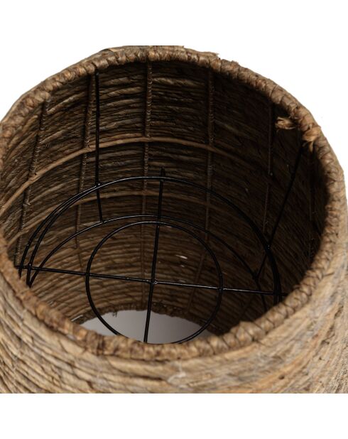 Cache pot modèle moyen en tissage d'abaca naturel Sixtine naturel - 55x5x65 cm