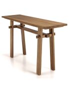 Console en bois de teck recyclé Sixtine bois - 140.5x40x78.5 cm