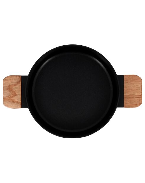 Faitout avec couvercle à induction Ector noir - D.24 cm