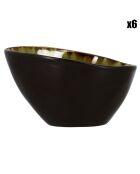 6 Bols en grès Meta verts - D.10 cm