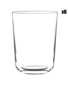 6 Verres à eau en cristallin Zenith transparents - 45 cl