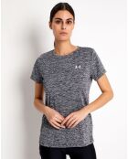 T-Shirt technique UA Tech™ Twist noir/gris