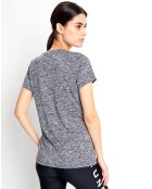 T-Shirt technique UA Tech™ Twist noir/gris