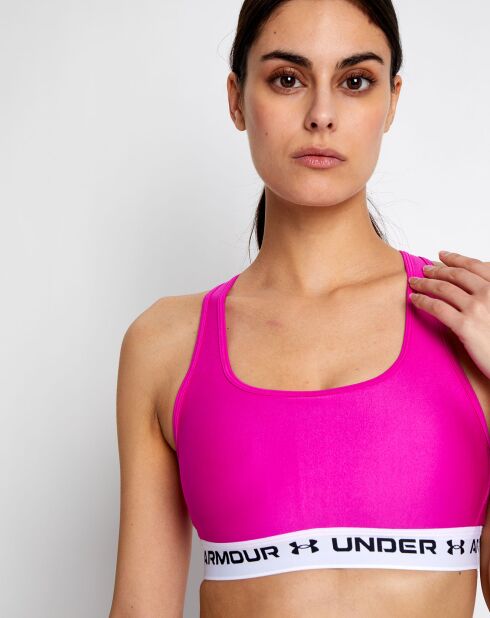 Brassière de sport technique Armour Mid rose