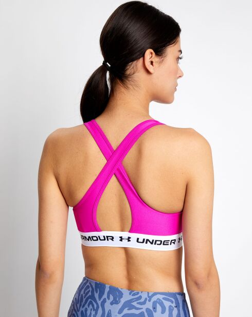 Brassière de sport technique Armour Mid rose