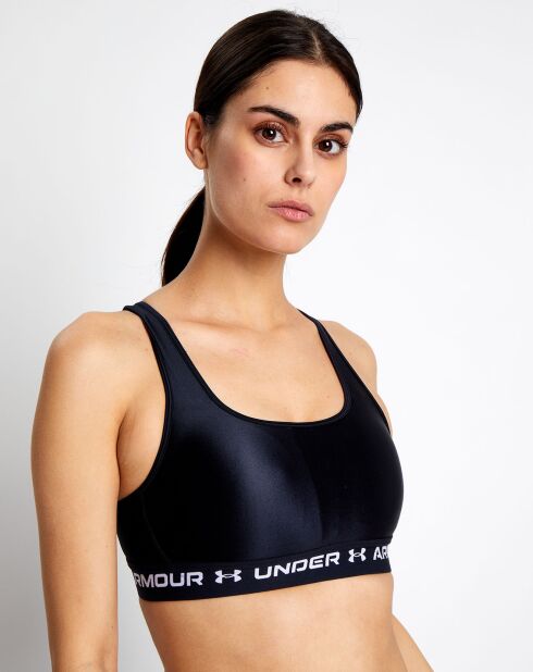 Brassière de sport technique Armour Matte/Shine noire
