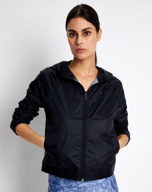 Veste zippée & réversible Woven noir/camouflage