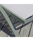 2 STAPELBARE SONNENLIEGEN BARCELONA-CL-KAKI IN GRAU/KHAKI