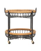 Chariot Double Cebu multicolore - 57x55.5x62.5 cm