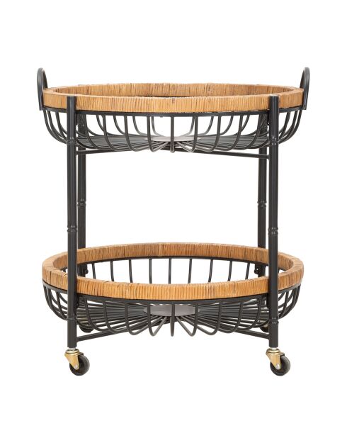 Mehrfarbiger Cebu Doppelwagen - 57x55,5x62,5 cm