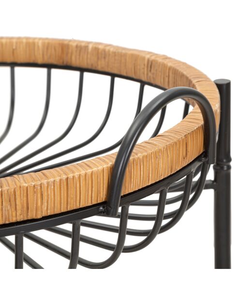 Mehrfarbiger Cebu Doppelwagen - 57x55,5x62,5 cm