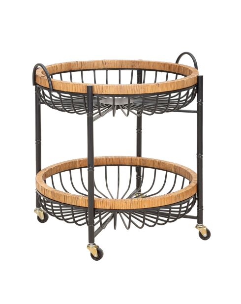 Mehrfarbiger Cebu Doppelwagen - 57x55,5x62,5 cm