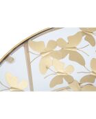 Table basse Butterflies dorée - D.60x40.5 cm