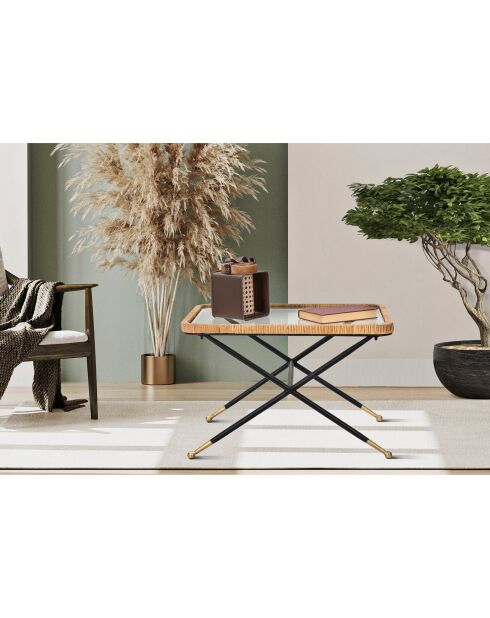 Table basse Saint-Barth multicolore - 70x50x45 cm