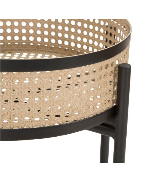 2 mehrfarbige Fuji-Beistelltische