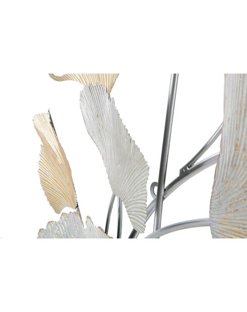 Decoración de pared multicolor sedosa - 85,5 x 10 x 113 cm