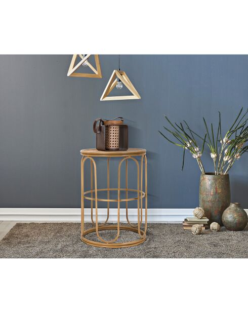 Table d'appoint Samui naturel - D.40x55 cm