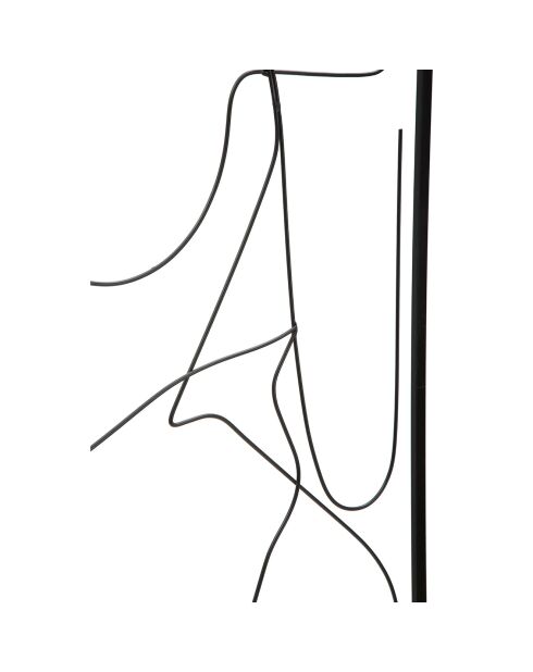 2 Tableaux décoratifs Body noirs - 50x1x100 cm