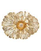 Ibis goldene Wandleuchte - 56,5 x 12 x 42,5 cm