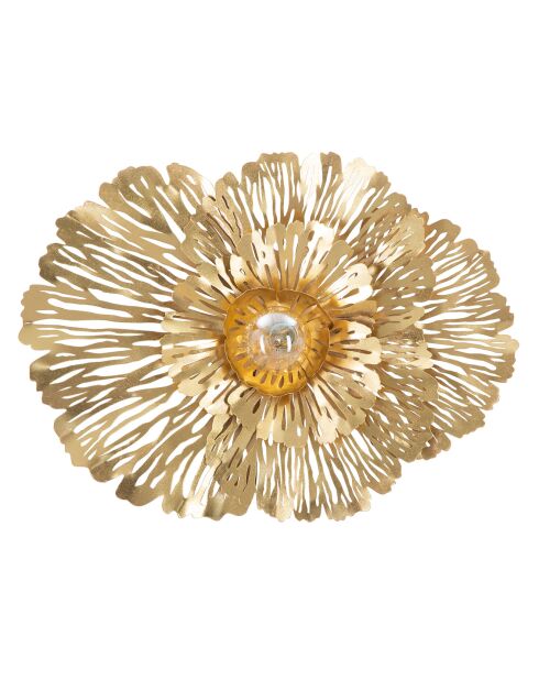 Ibis goldene Wandleuchte - 56,5 x 12 x 42,5 cm