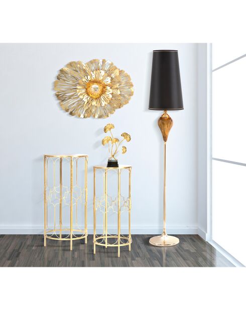 Ibis goldene Wandleuchte - 56,5 x 12 x 42,5 cm