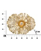 Ibis goldene Wandleuchte - 56,5 x 12 x 42,5 cm