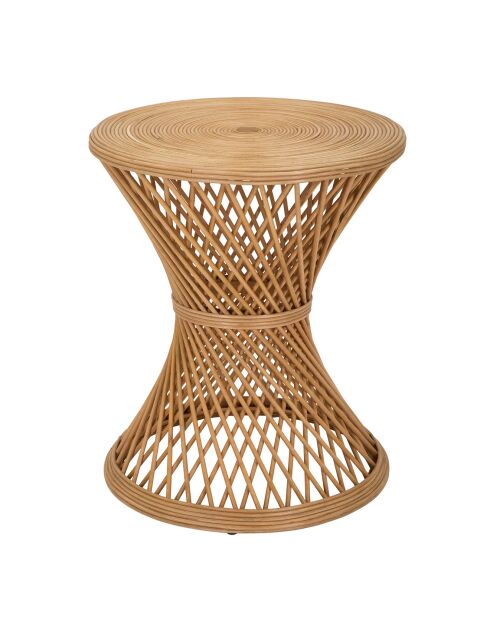 Table d'appoint Rattan naturel - D.48x56 cm