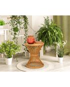 Table d'appoint Rattan naturel - D.48x56 cm