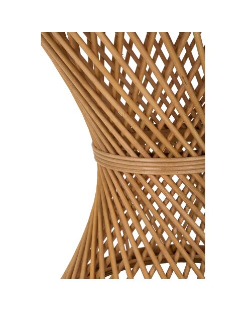 Table d'appoint Rattan naturel - D.48x56 cm
