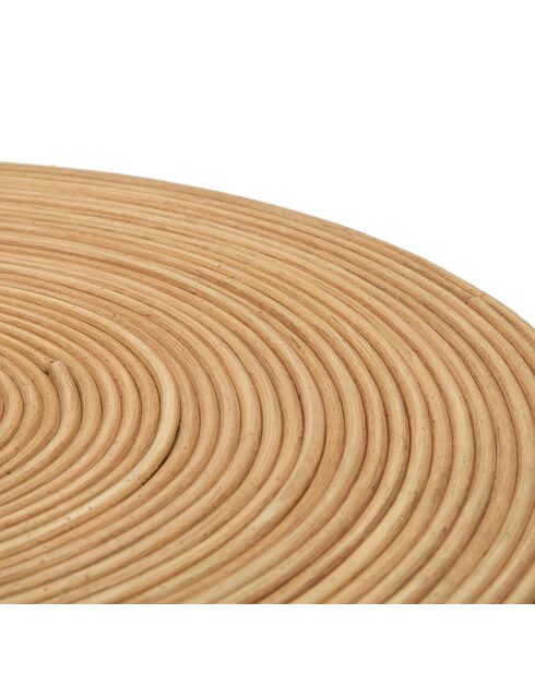 Table d'appoint Rattan naturel - D.48x56 cm