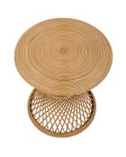 Table d'appoint Rattan naturel - D.48x56 cm
