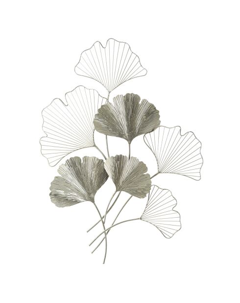 Goxy zilveren wanddecoratie - 62x4x86 cm
