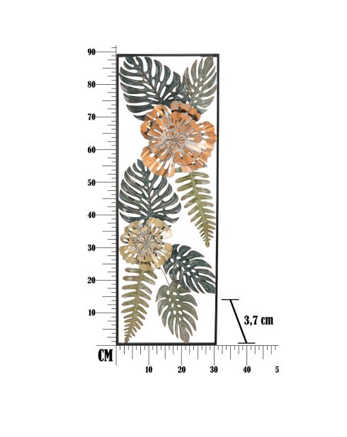 Decorazione murale Too multicolor - 30,5x3,75x88,5 cm