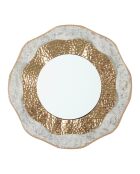 Miroir mural Shai Light crème/doré - D.54.5x4.5 cm
