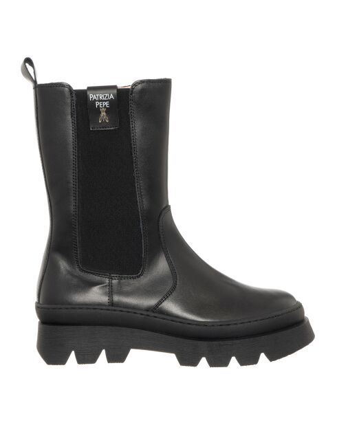 Bottes en Cuir Alrin noires