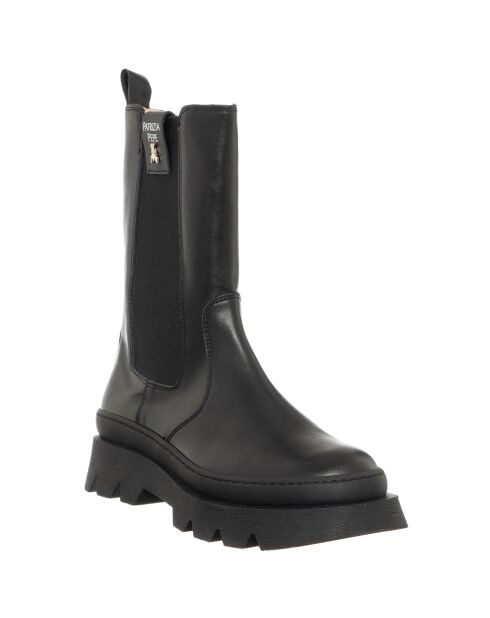 Bottes en Cuir Alrin noires