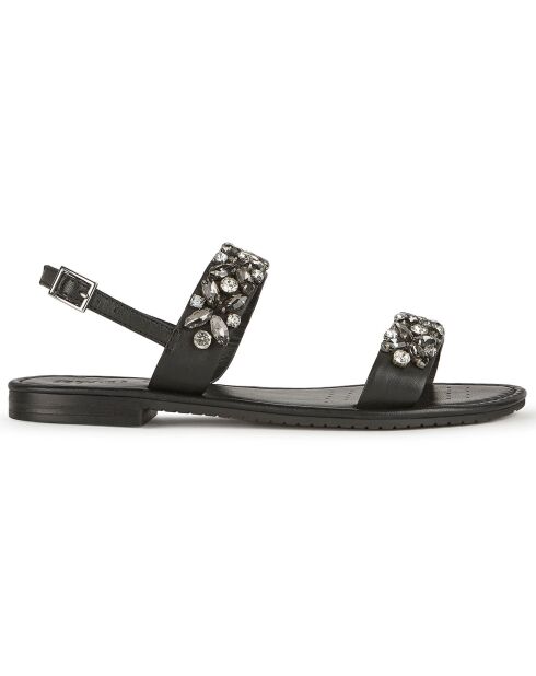 Sandales en Cuir Sozy noires