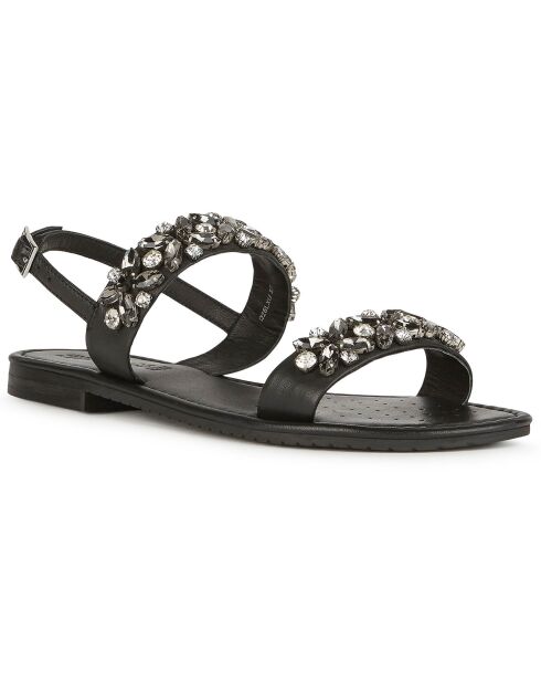 Sandales en Cuir Sozy noires
