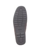 Mocassins en Velours de Cuir Tivoli gris