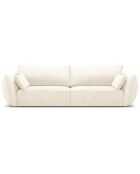 Canapé Vanda 3 Places beige clair - 208x100x85 cm