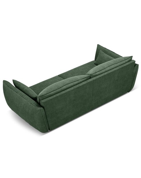 Canapé Vanda 3 Places vert bouteille - 208x100x85 cm