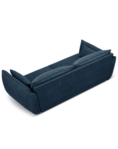 Canapé Vanda 3 Places bleu roi - 208x100x85 cm