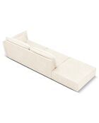 Canapé droit  Vanda 4 Places beige clair - 286x100x85 cm