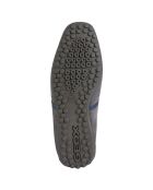 Mocassins en Velours de Cuir Snake gris