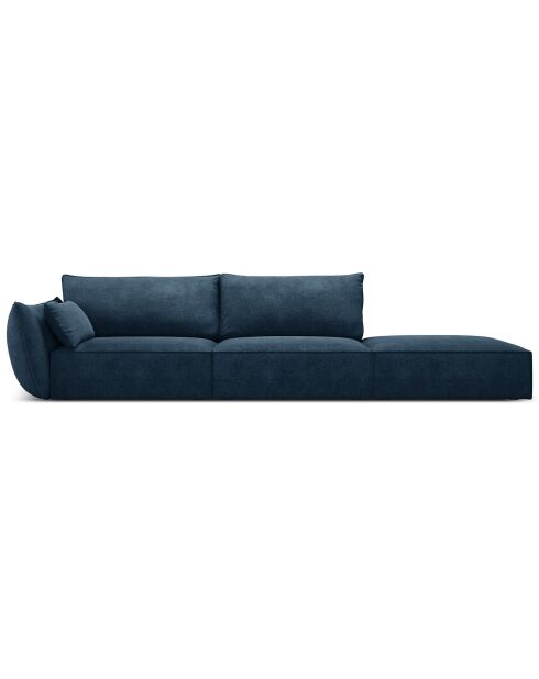 Canapé gauche Vanda 4 Places bleu roi - 286x100x85 cm