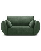 Fauteuil Vanda vert bouteille - 128x100x85 cm